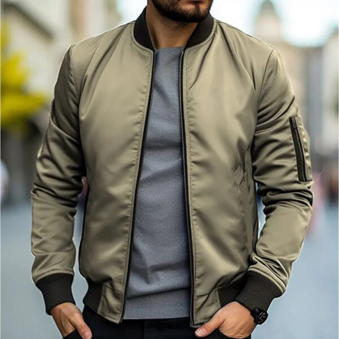 Elegant Waterproof Bomber Jacket